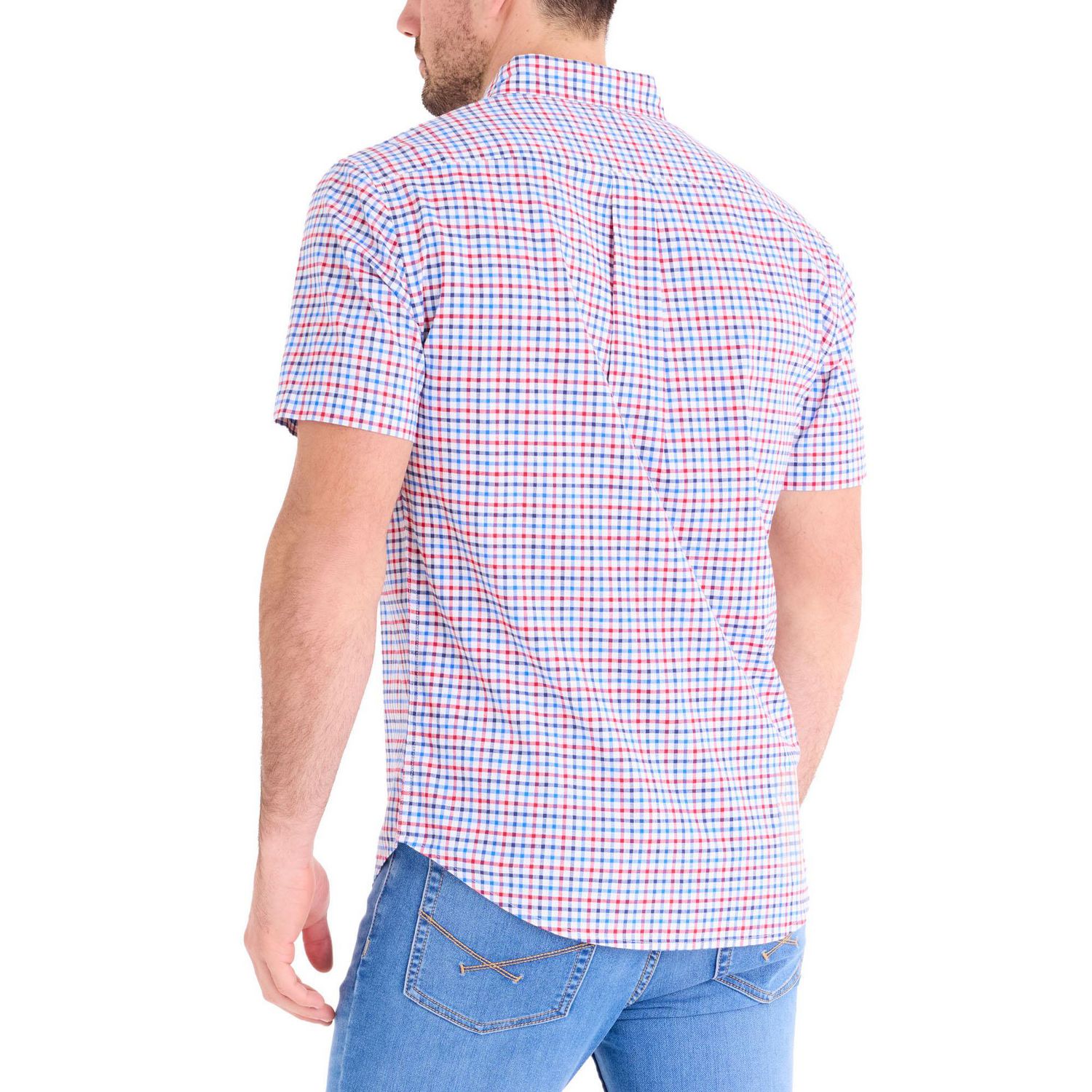 U.S. Polo Assn. Chemise boutonnée à manches courtes pour hommes