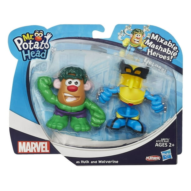 Playskool Mr. Potato Head Marvel - Héros à mélanger Hulk et Wolverine