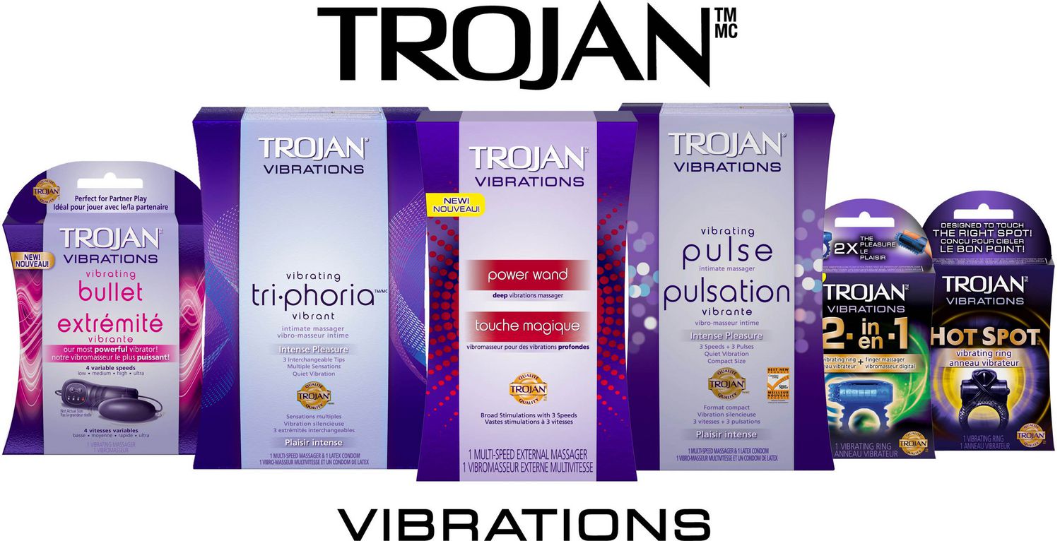 Trojan fingertip massaging vibrator.