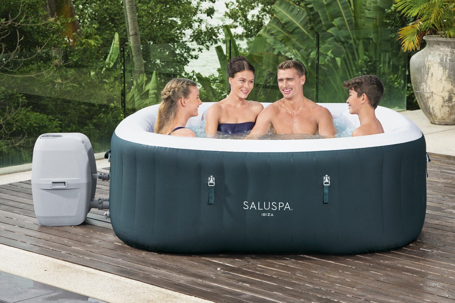 SaluSpa Ibiza 6-Person 140-Air Jets Inflatable Hot Tub - Walmart.ca