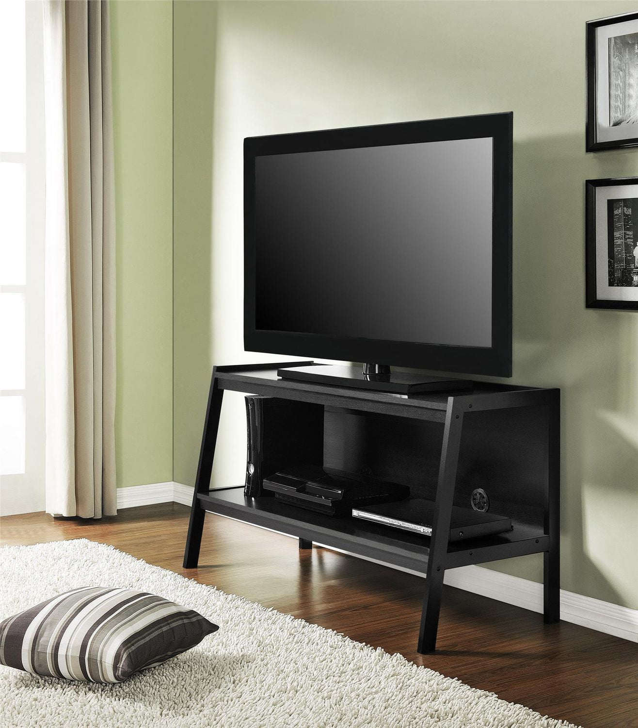 Lawrence Ladder TV Stand for TVs up to 45", Black Walmart Canada