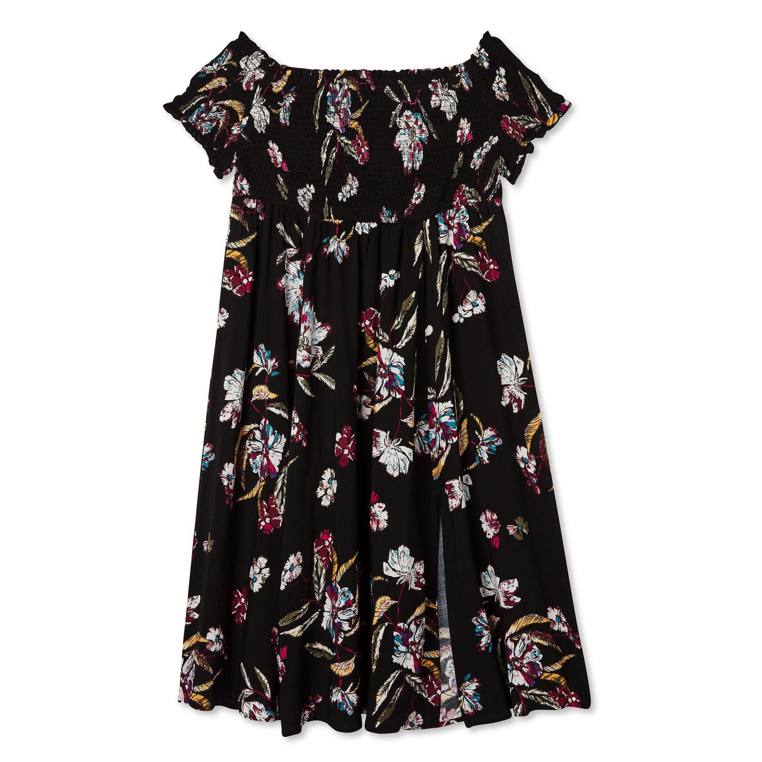 Robe midi avec corsage à smocks Harper + Zoe Plus pour femmes