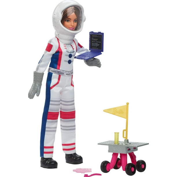 Barbie Carrières 65 eanniversaire Astronaute et 10 accessoires