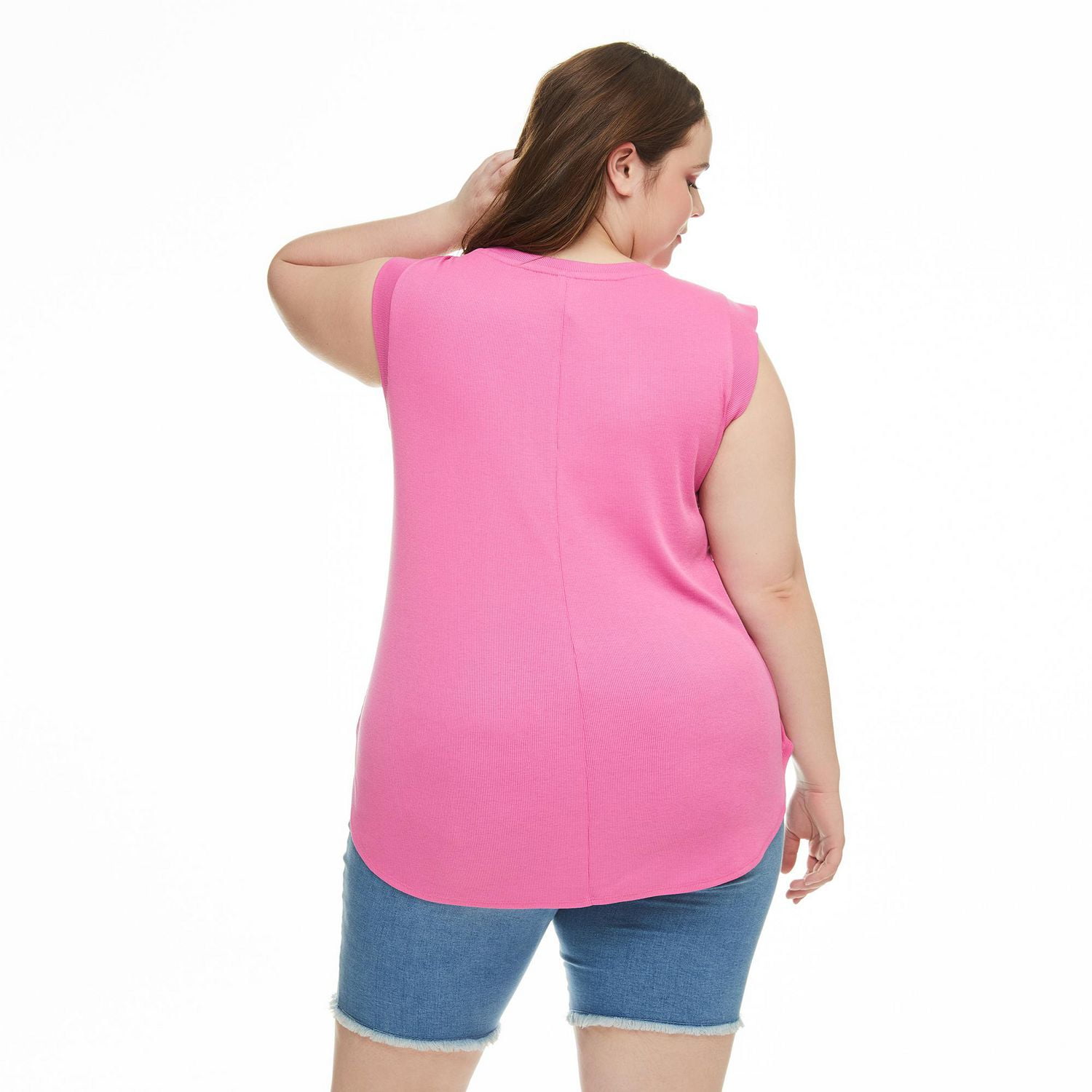 Harper + Zoe Plus Women's Lace-Up Tank