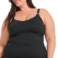 thumbnail image 4 of Krista Plus Women's Textured Scoop Neck Tankini Swim Top, 4 of 7