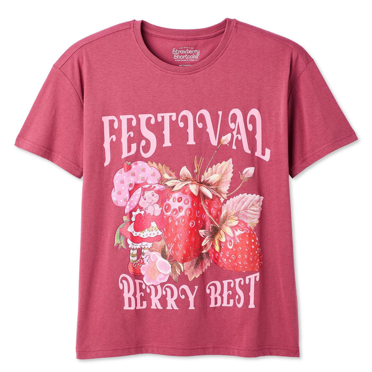 T-shirt à imprimé graphique Fraisinette pour femmes