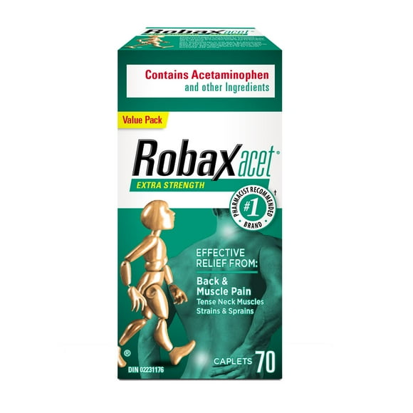 Robaxacet Extra Strength, 70 Caplets, 70 Caplets