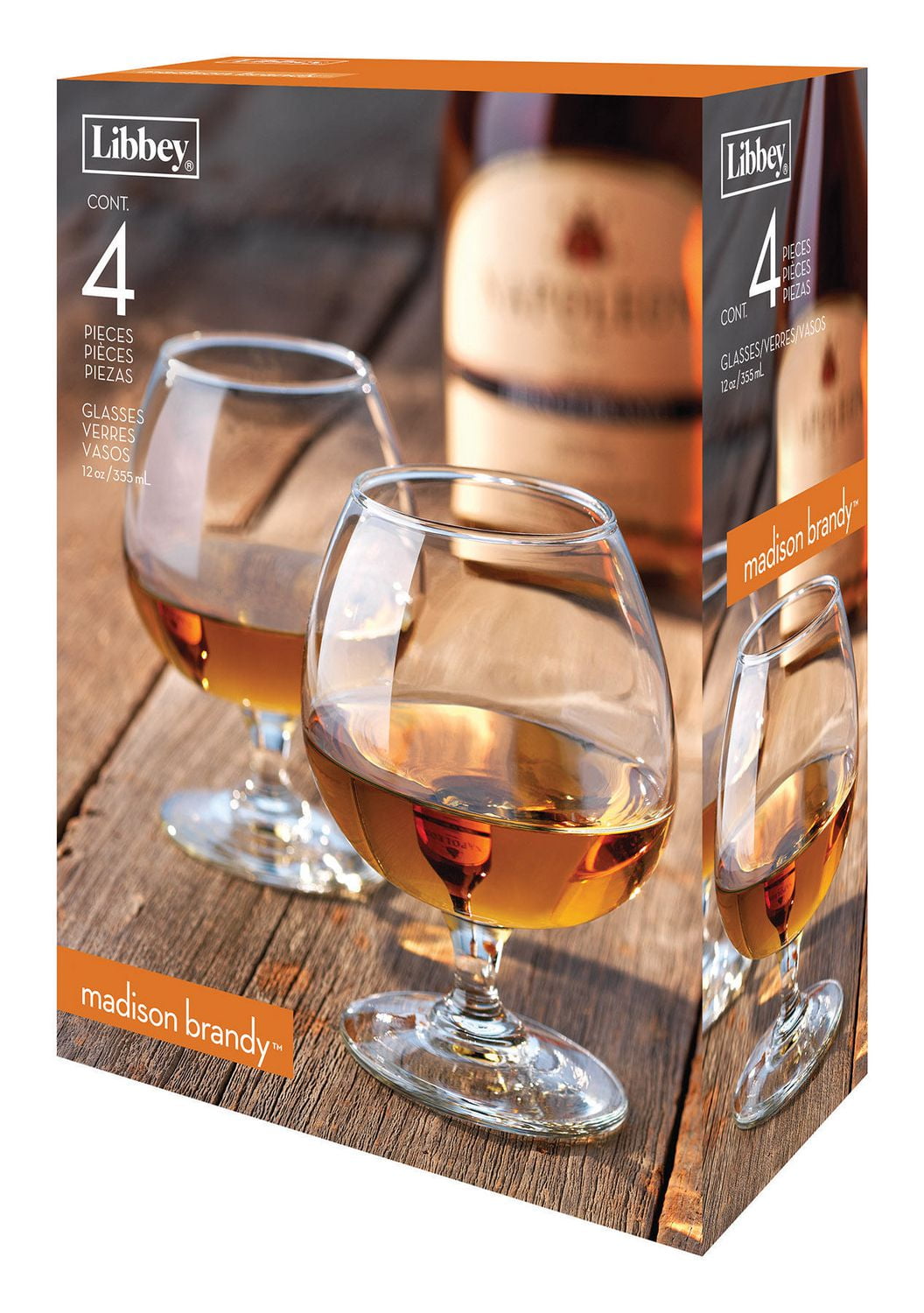 Libbey Madison Brandy Glass Set 4 Pieces Walmart Canada