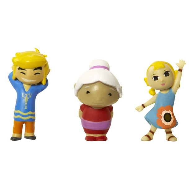 Nintendo Mario Bros. U Micro - Paquet de 3 figurines - Grandma/Aryll/Link