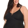 thumbnail image 3 of Krista Plus Women's V Neck Double Strap One Piece Swimsuit, 3 of 7