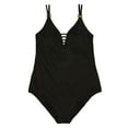 thumbnail image 4 of Krista Plus Women's V Neck Double Strap One Piece Swimsuit, 4 of 7