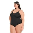 thumbnail image 1 of Krista Plus Women's V Neck Double Strap One Piece Swimsuit, 1 of 7