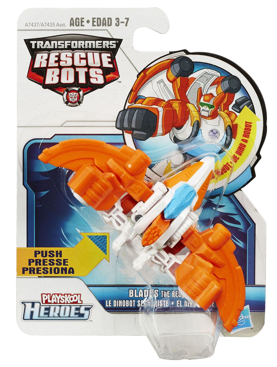 Playskool Transformers Rescue Bots Blades The Rescue Dinobot Figure