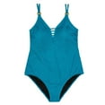 thumbnail image 4 of Krista Plus Women's V Neck Double Strap One Piece Swimsuit, 4 of 7