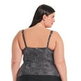 thumbnail image 2 of Krista Plus Women's Scoop Neck Double Straps Tankini Swim Top, 2 of 7