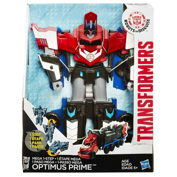 Transformers Robots in Disguise - Figurine Optimus Prime 1 étape Mega