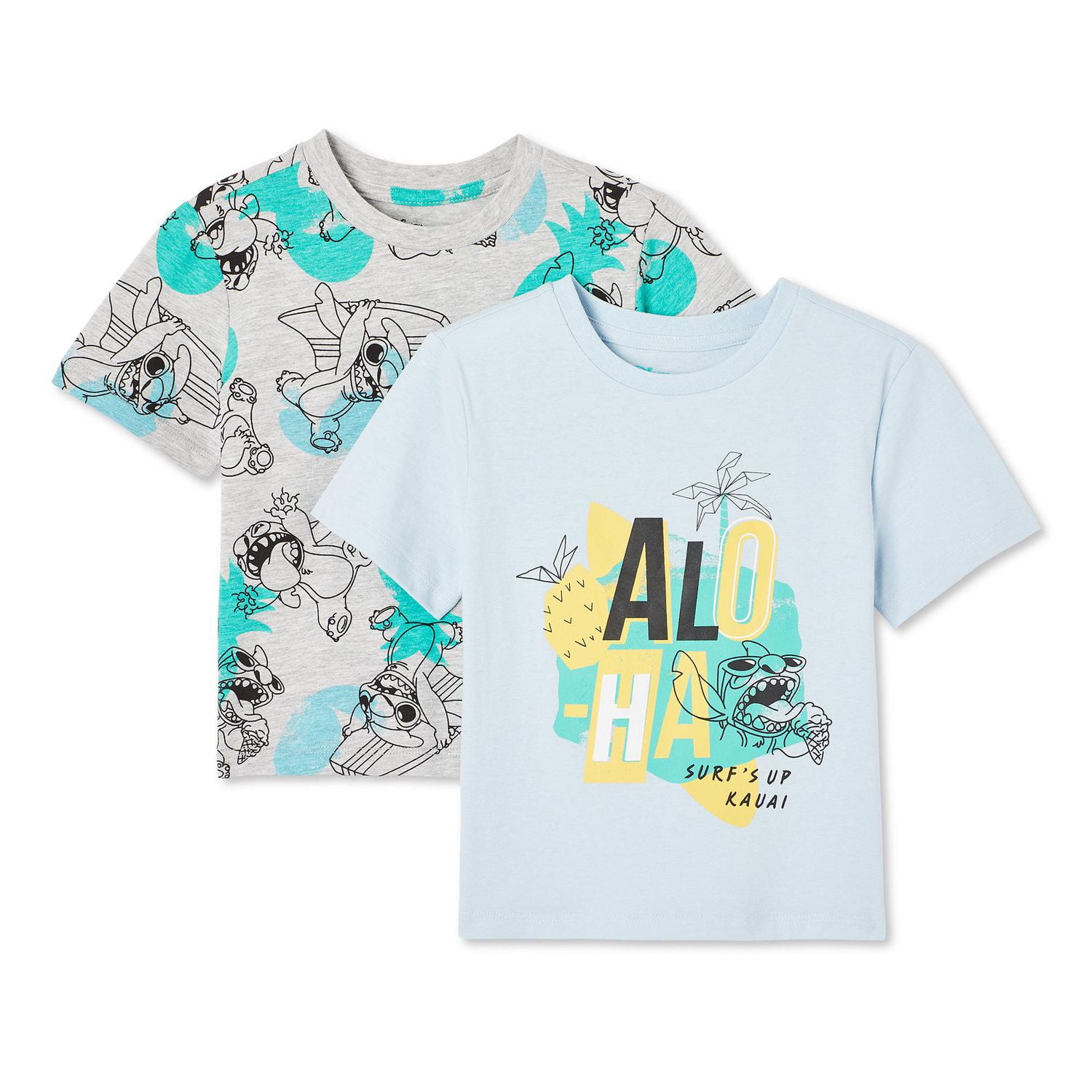 Disney Toddler Boys' Stitch Tees 2-Pack