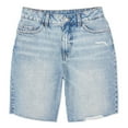 thumbnail image 1 of No Boundaries Women's Denim Bermuda Short, 1 of 6