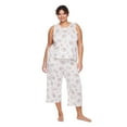 thumbnail image 1 of George Women's Plus Capri Sleep 2-Piece Set, 1 of 6