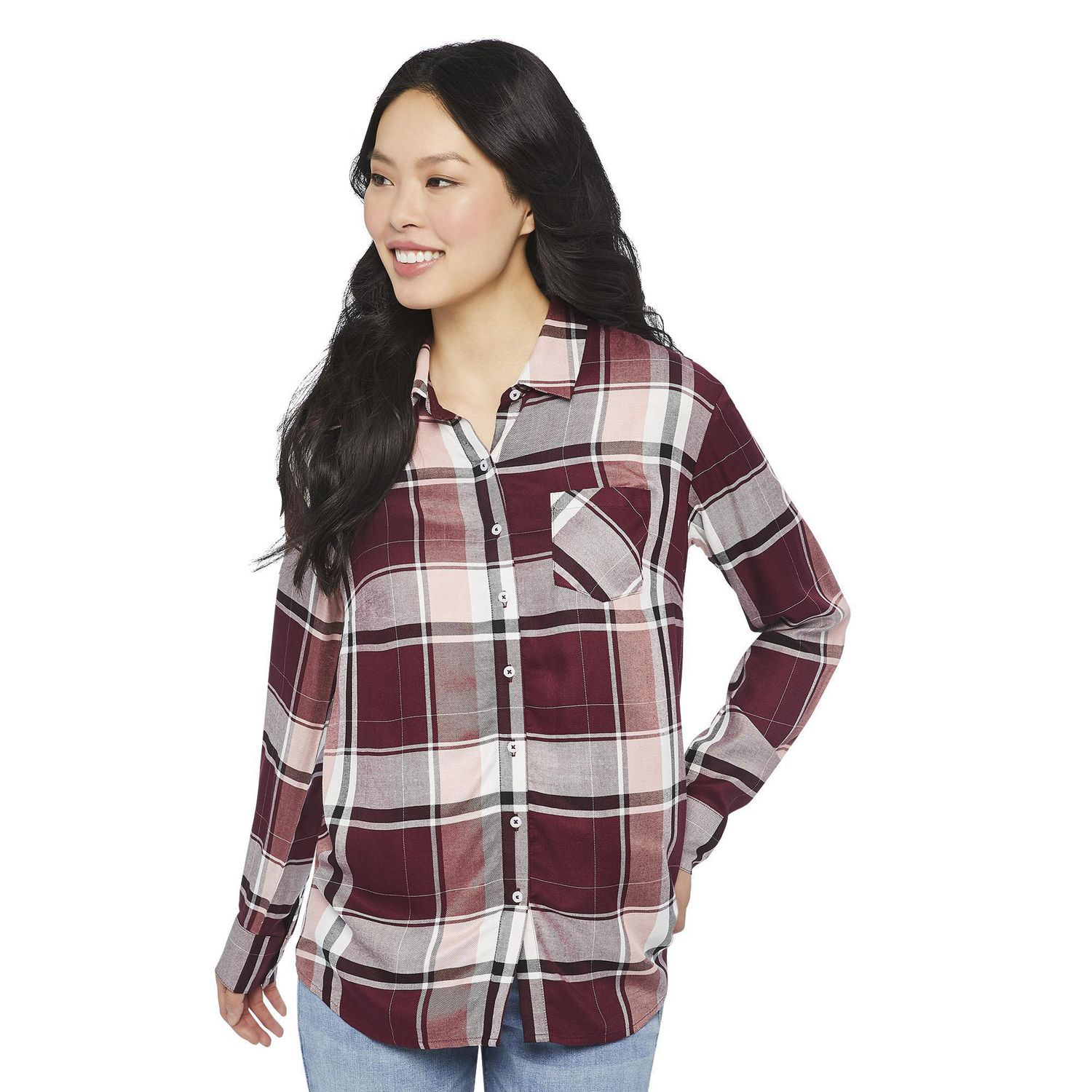 George Women's Core Button-Up Shirt | Walmart Canada