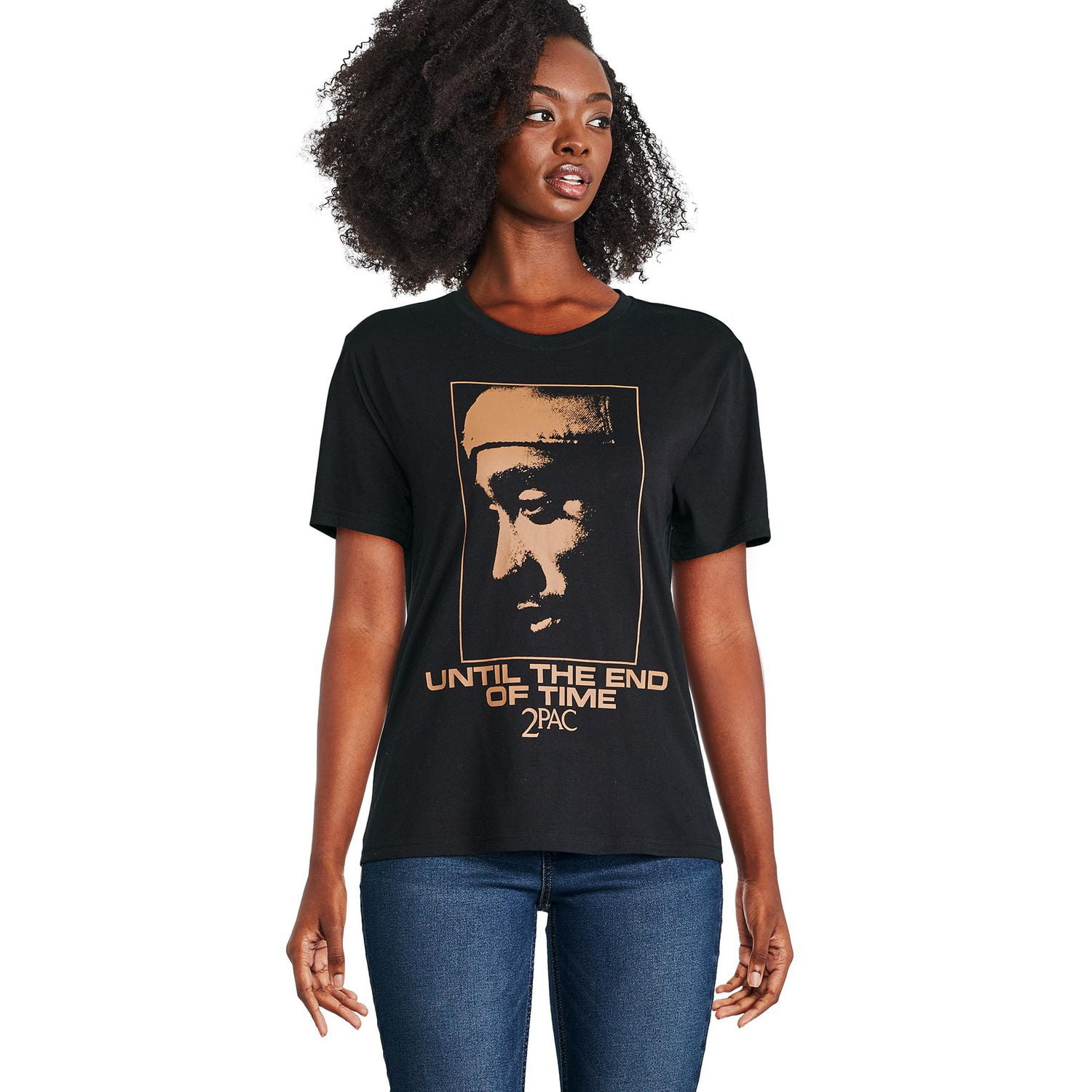 Tupac Women's Short Sleeve Tee, Sizes XS-XL