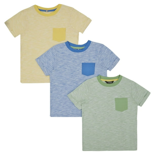 Paq. de 3 t-shirts  George British Design pour bambins