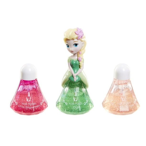 Ensemble de maquillage Little Kingdom Frozen de Disney - Vernis à ongles « La Reine des Neiges - Une fête givrée » d'Elsa