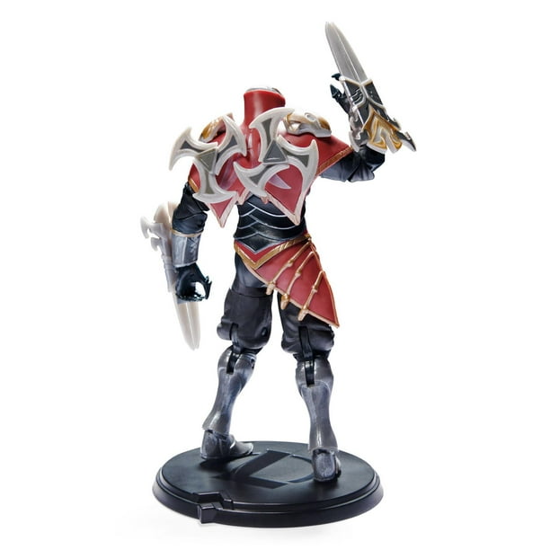 League of Legends, figurine de collection Zed de 15,2 cm avec détails  premium et 2 accessoires, collection The Champion, qualité collector, 12  ans et plus 