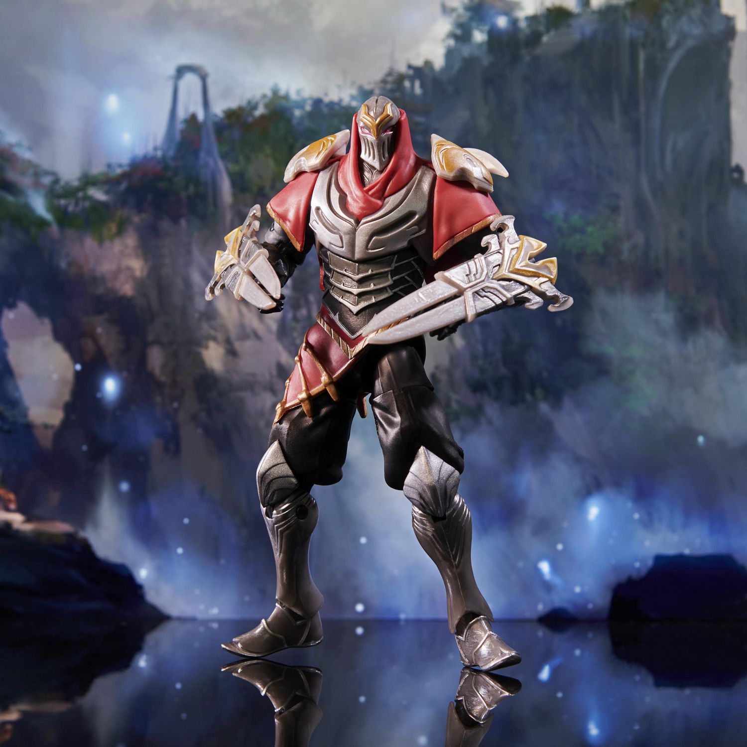 League of Legends, 6-Inch Zed Collectible Figure w/ Premium