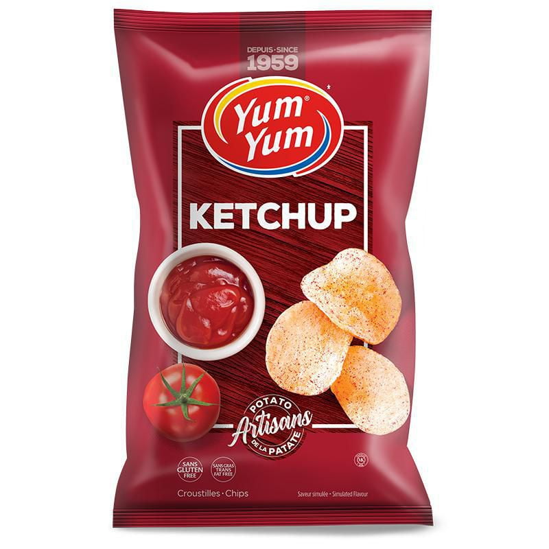Yum Yum Ketchup Flavoured Chips Walmart Canada