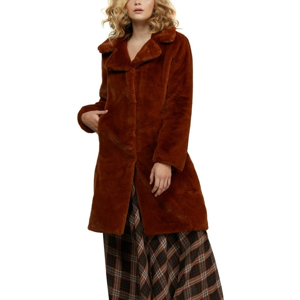 Manteau long en fausse fourrure Badgely Mischka pour  femmes