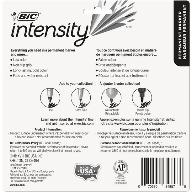 BIC Intensity marqueur permanent métallique BIC