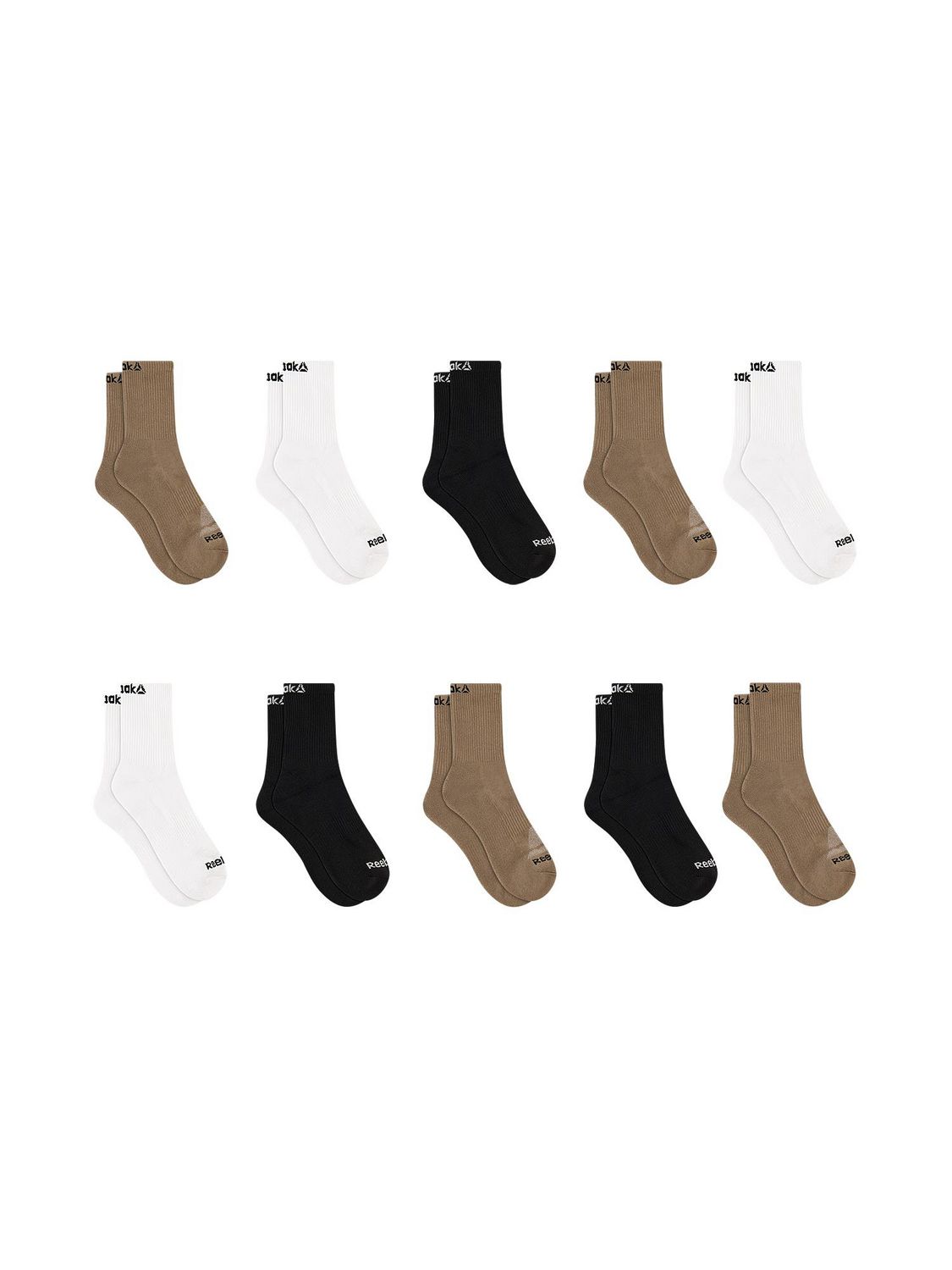 Reebok 10pk midcrew sock