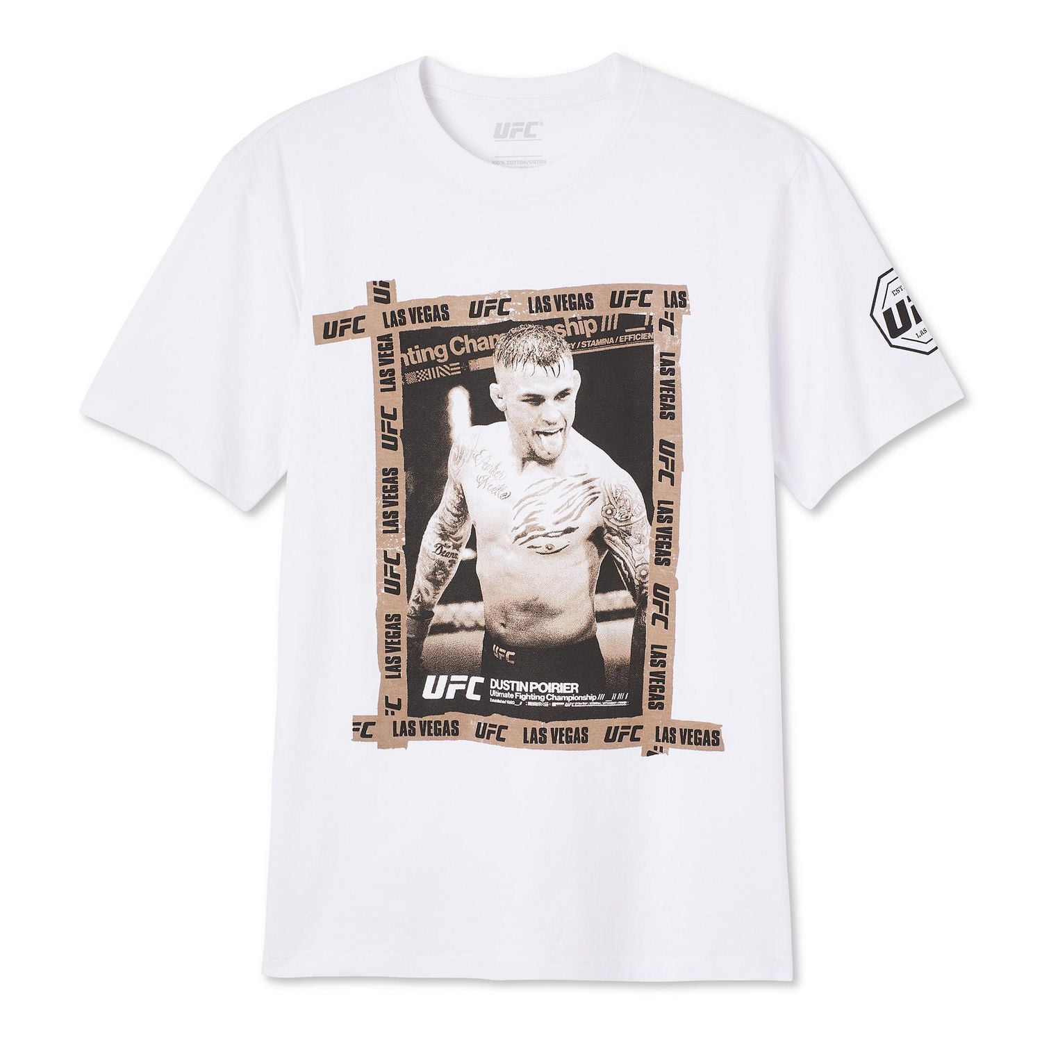 T-shirt à imprimé graphique UFC Fighter pour hommes