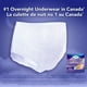 TENA, Incontinence Underwear, Overnight Absorbency, Extra Large, 18 count - image 5 of 9