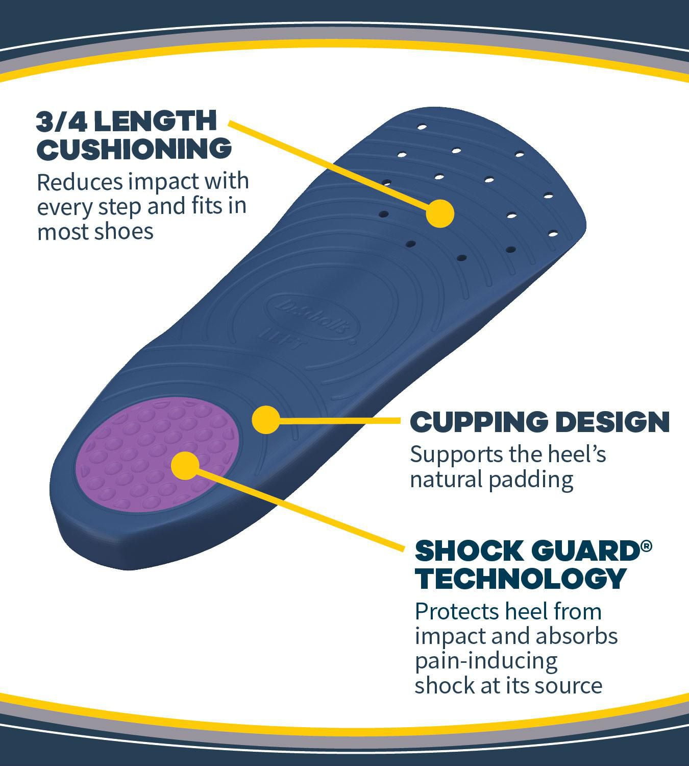 Scholl heel clearance pain relief insoles