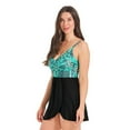 thumbnail image 2 of Krista Women's Crossover V neck One Piece Swimdress, 2 of 9