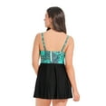 thumbnail image 3 of Krista Women's Crossover V neck One Piece Swimdress, 3 of 9