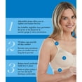 thumbnail image 4 of Bestform 9706715 Satin Trim Wireless Cotton Bra with Unlined Cups, 4 of 7