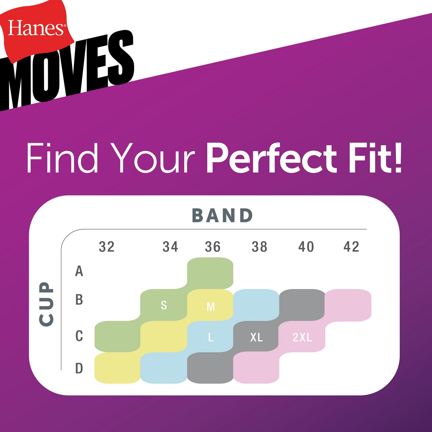 Hanes Moves 360° Flex Seamless Triangle Bralette