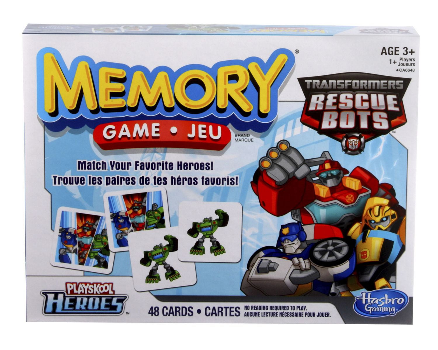 Hasbro Gaming Memory Game Transformers Rescue Bots Edition | Walmart Canada