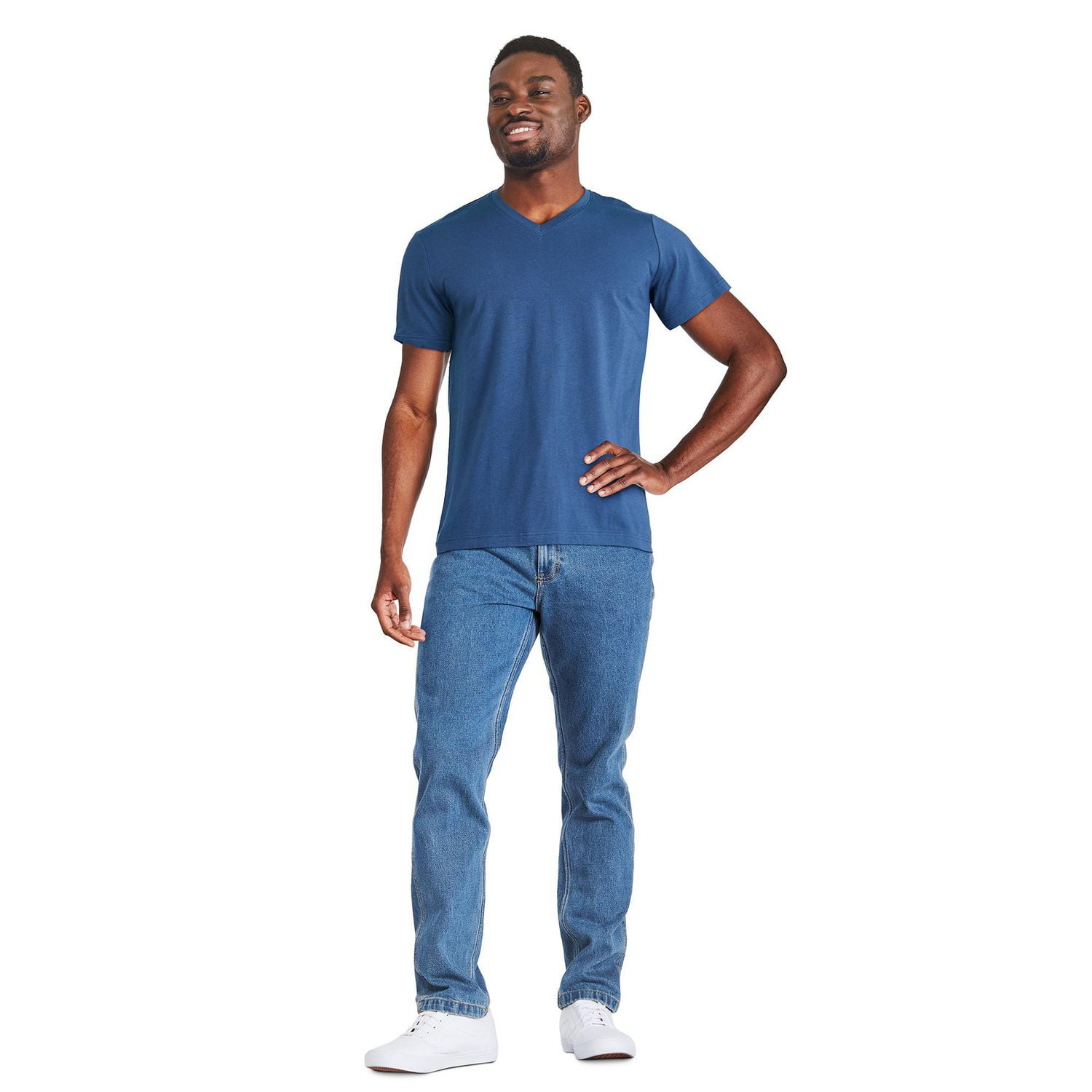 George Men's Stretch V-Neckline Tee