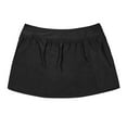 thumbnail image 3 of Krista Plus Women's Black A-Line Swim Skirt with Built-In Shorts Bottom, 3 of 3