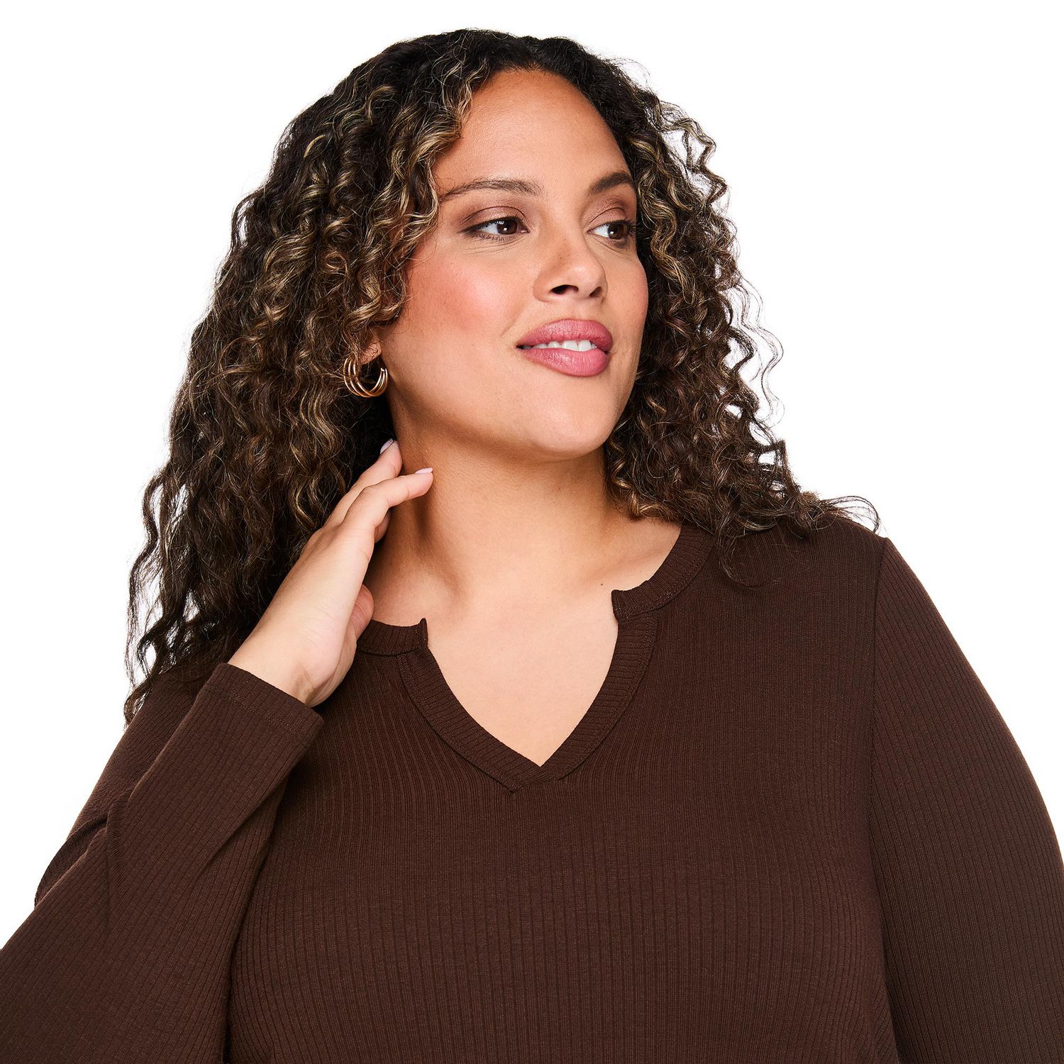 Haut à manches longues Lane Bryant Plus pour femmes