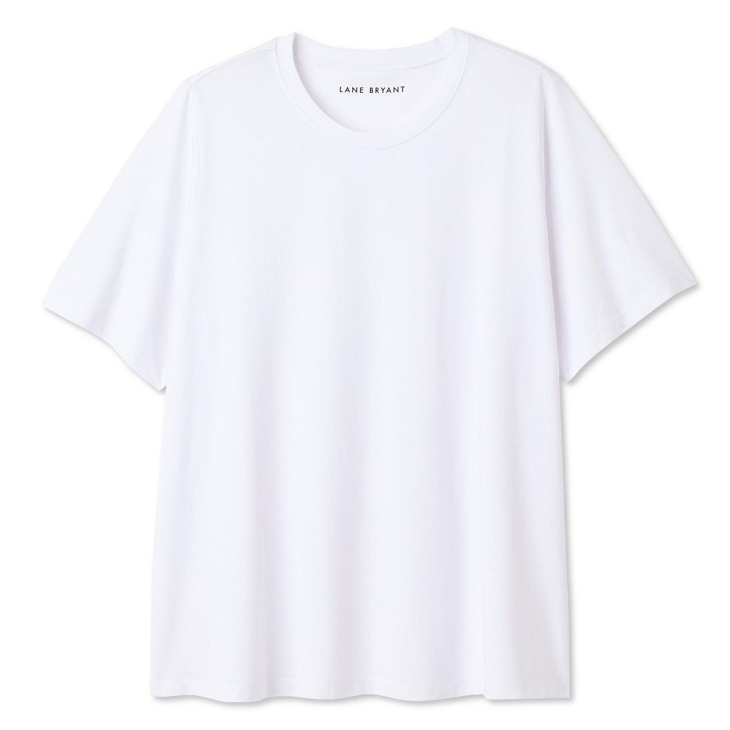 T-shirt à encolure ras du cou Lane Bryant Plus pour femmes