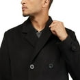 thumbnail image 5 of Mexx Men’s Double Breasted Melton Peacoat Jacket, 5 of 5