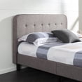 thumbnail image 2 of Zinus Melodey Curved Upholstered Platform Bed Frame with Headboard, 2 of 8