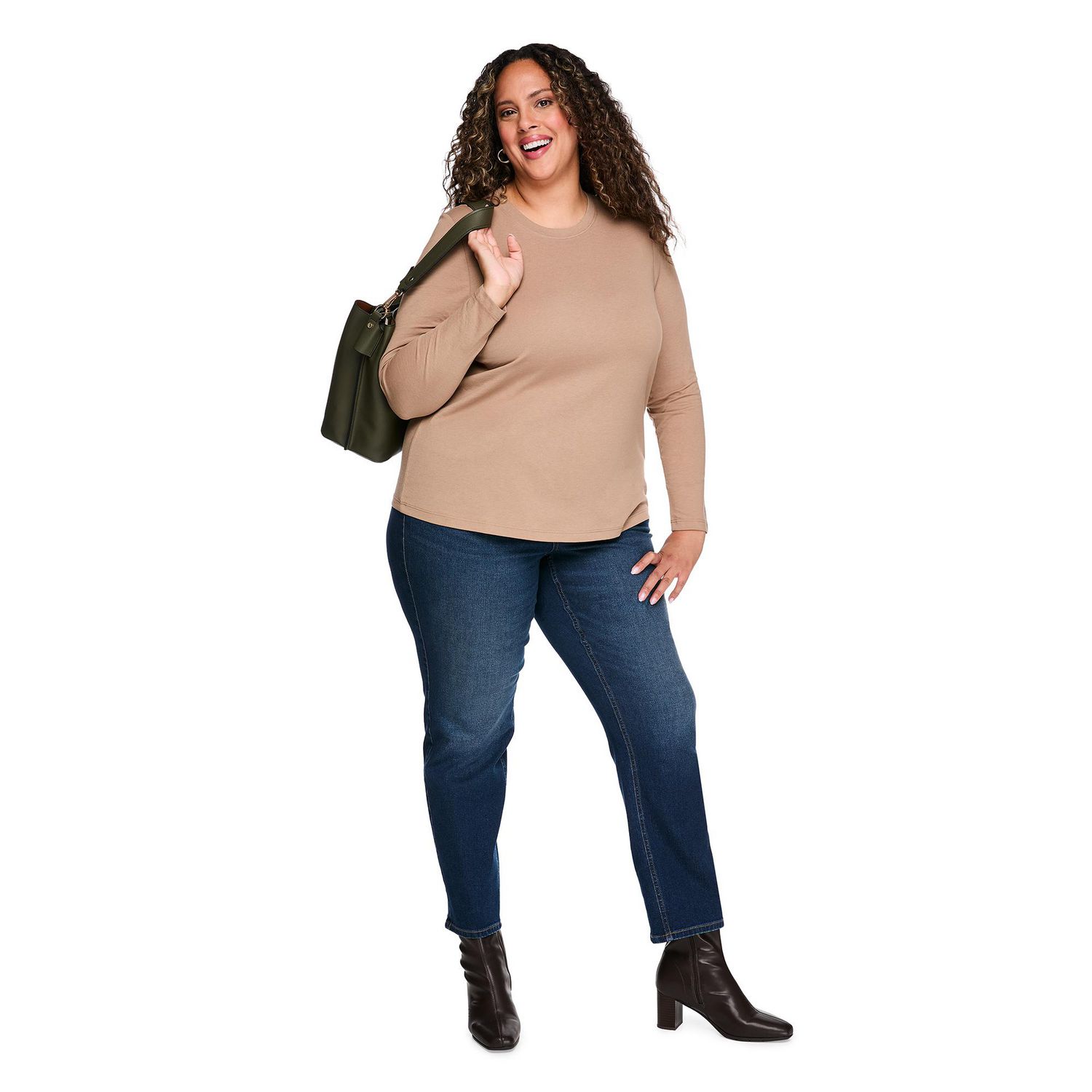 T-shirt à manches longues Lane Bryant Plus pour femmes