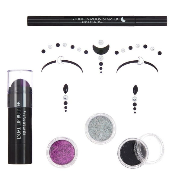 Kit de gemmes célestes scintillantes pour le visage
