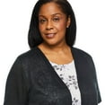 thumbnail image 4 of Iyla Women's Plus Hacci Fooler Top, 4 of 6